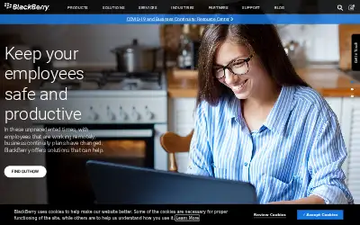 blackberry.com in 2020