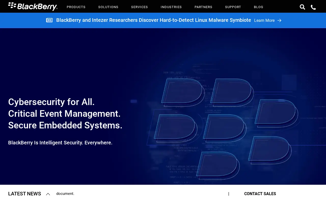 blackberry.com in 2022