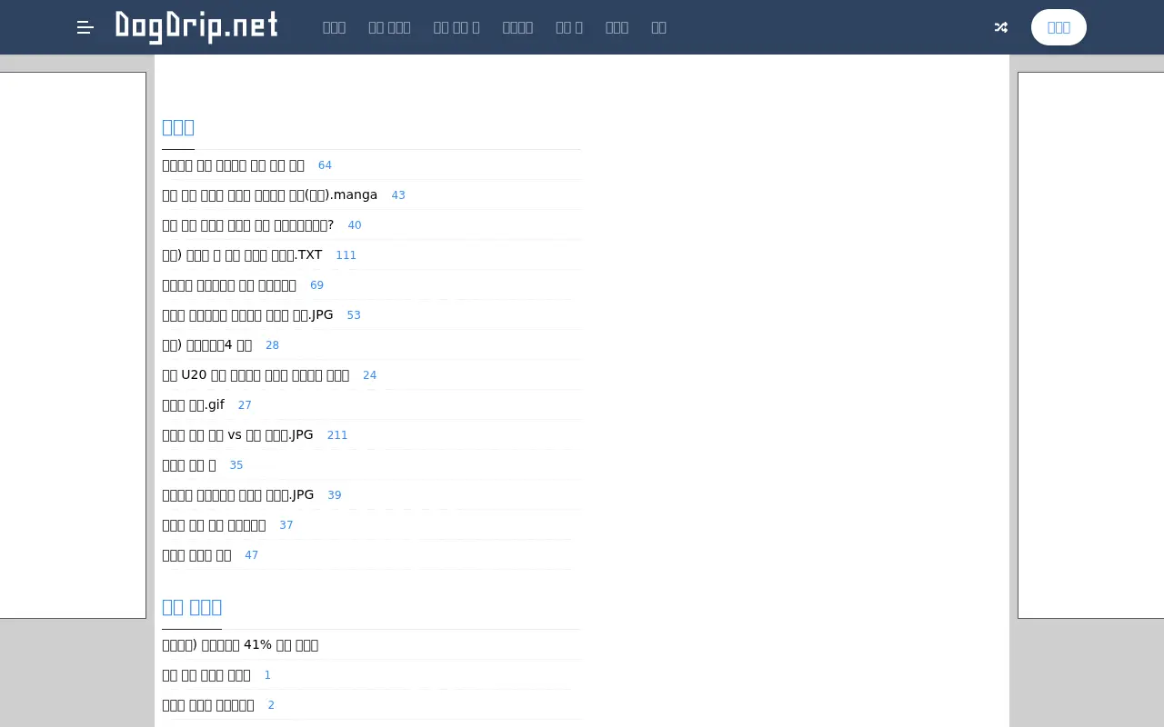 dogdrip.net in 2019