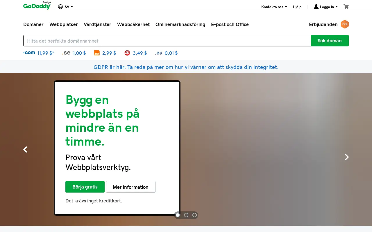 godaddy.com in 2018