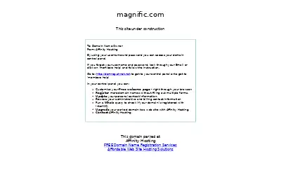 magnific.com in 1999