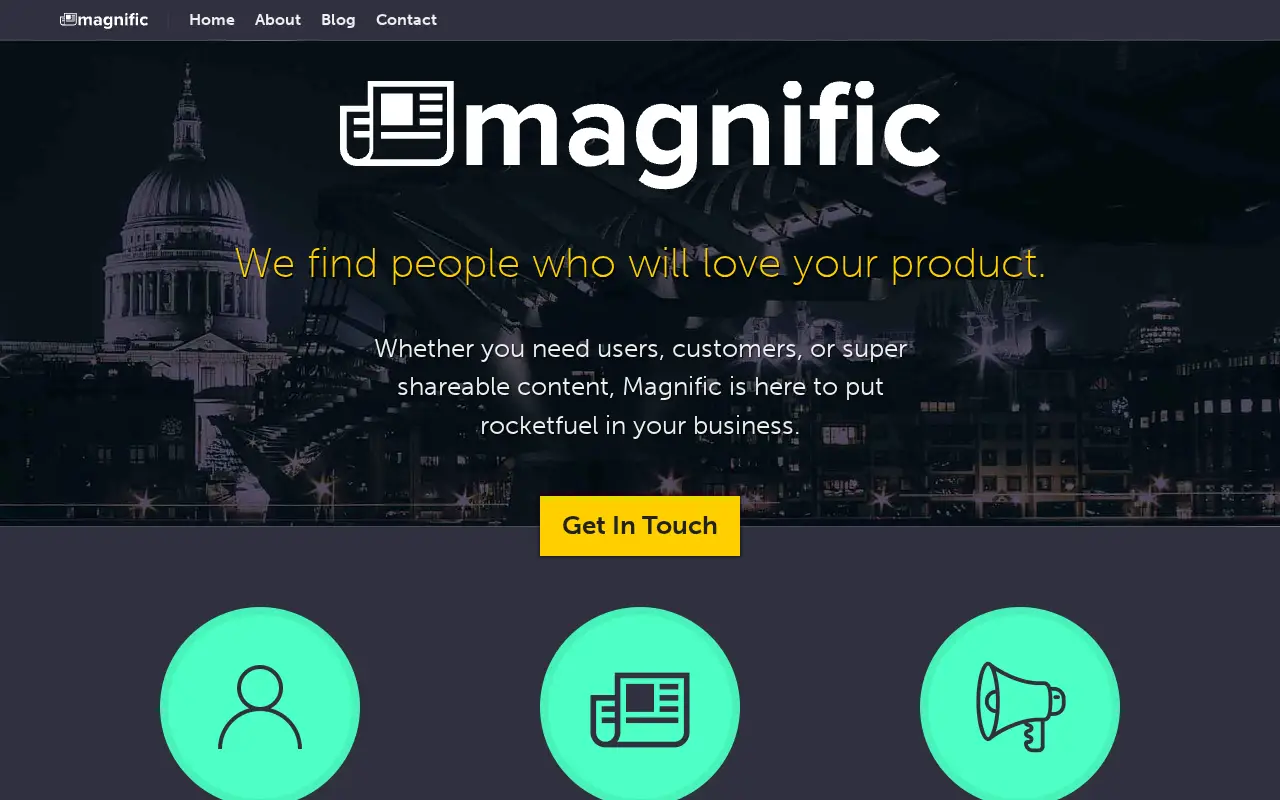 magnific.com in 2016