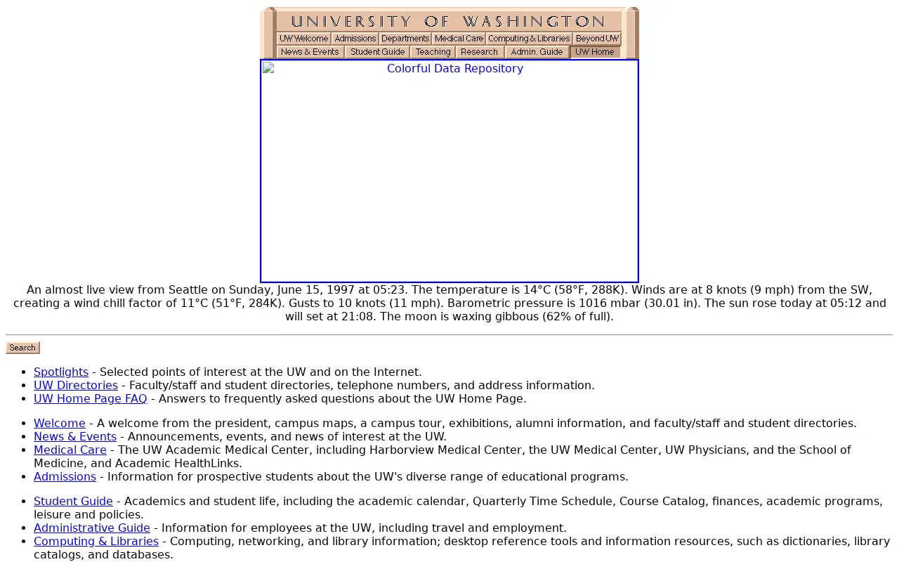 washington.edu in 1997