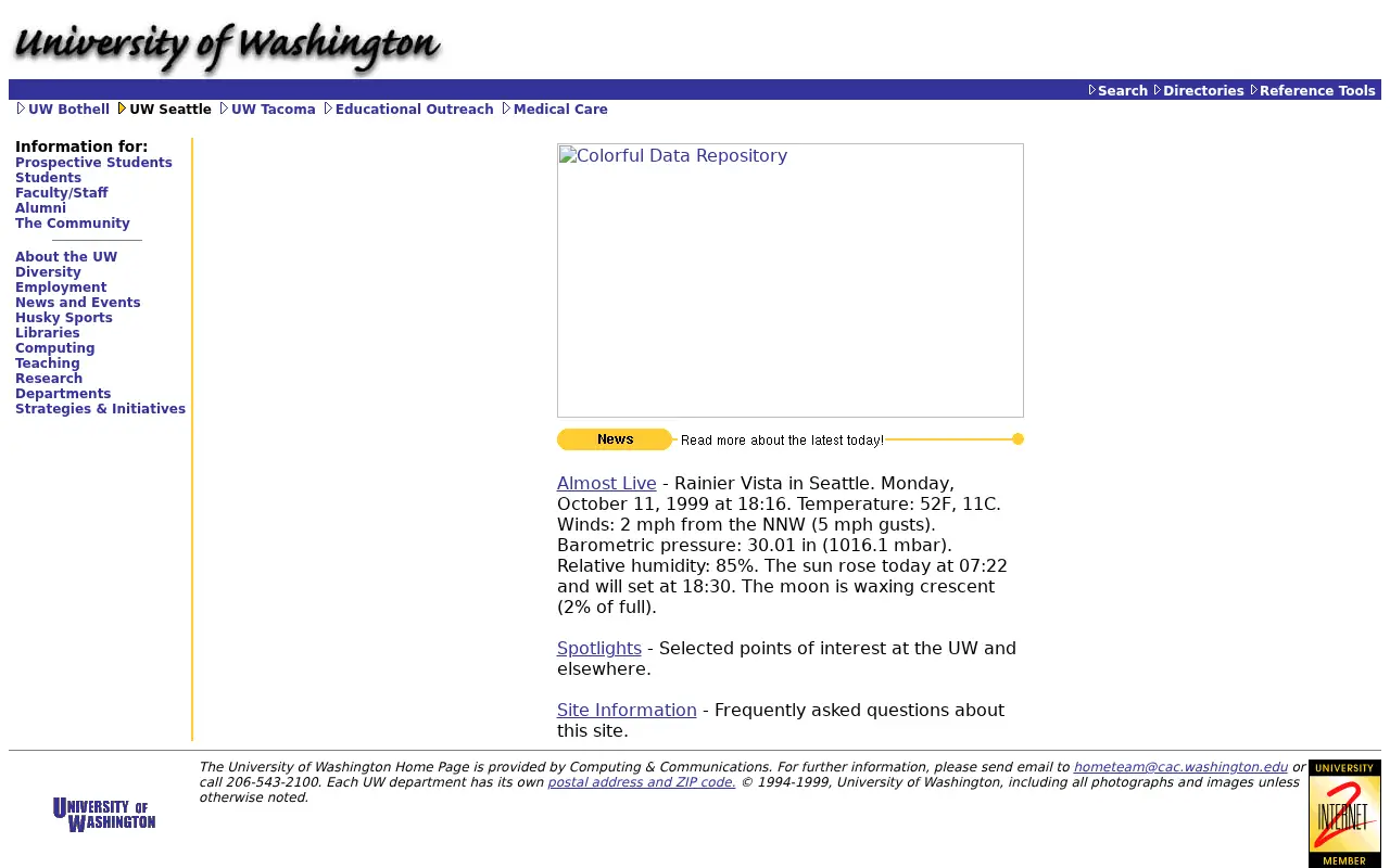washington.edu in 1999