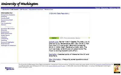 washington.edu in 2000