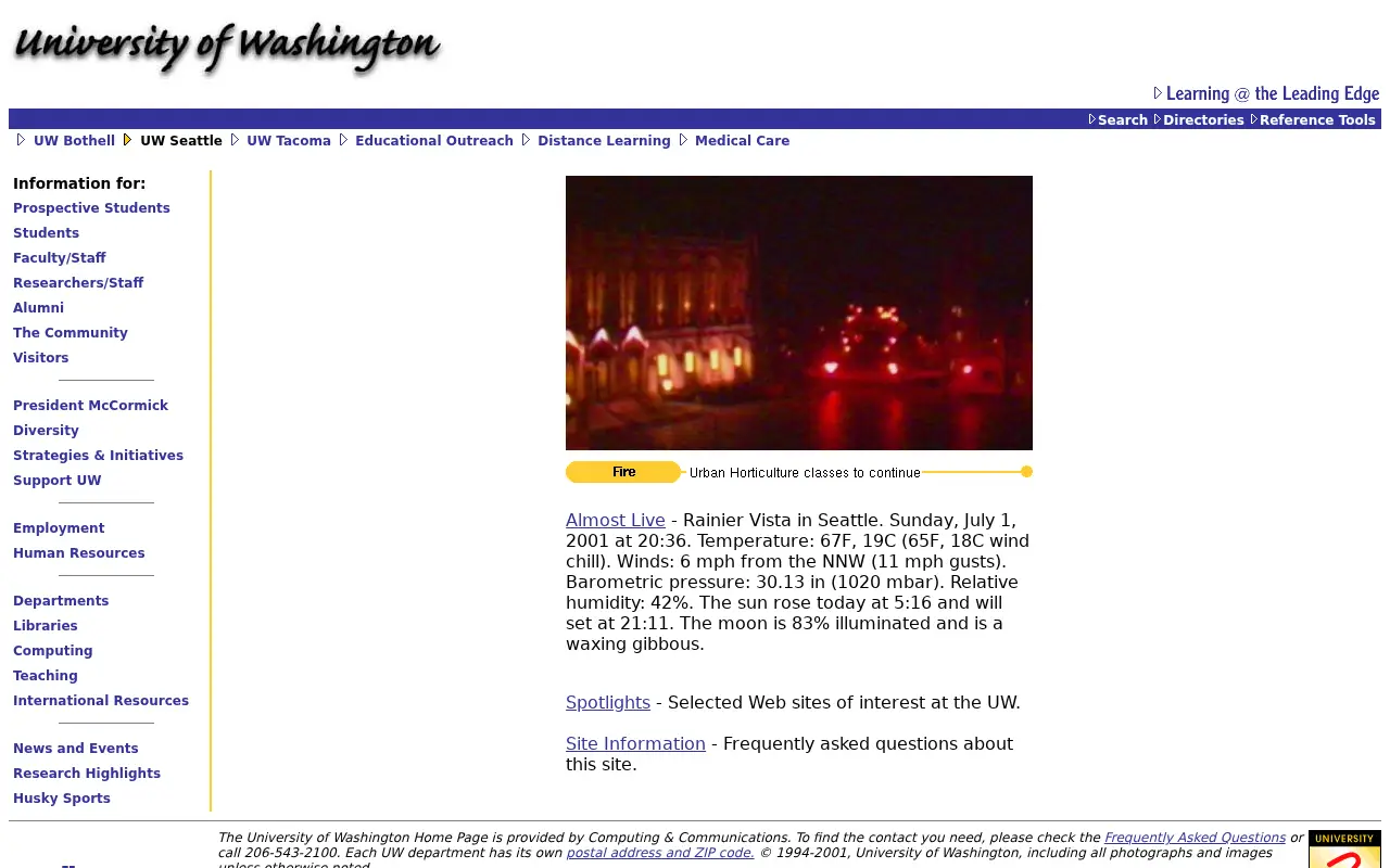 washington.edu in 2001