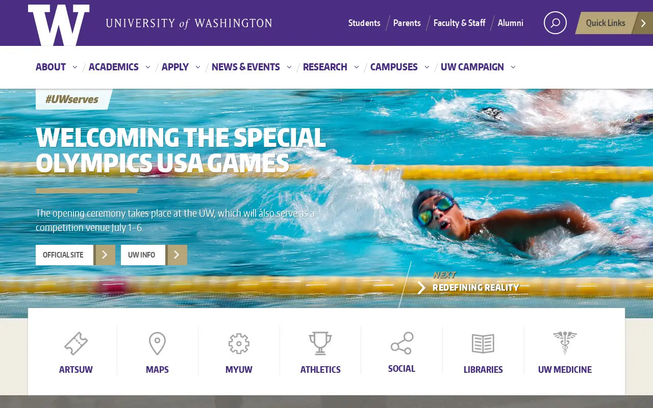 washington.edu in 2018