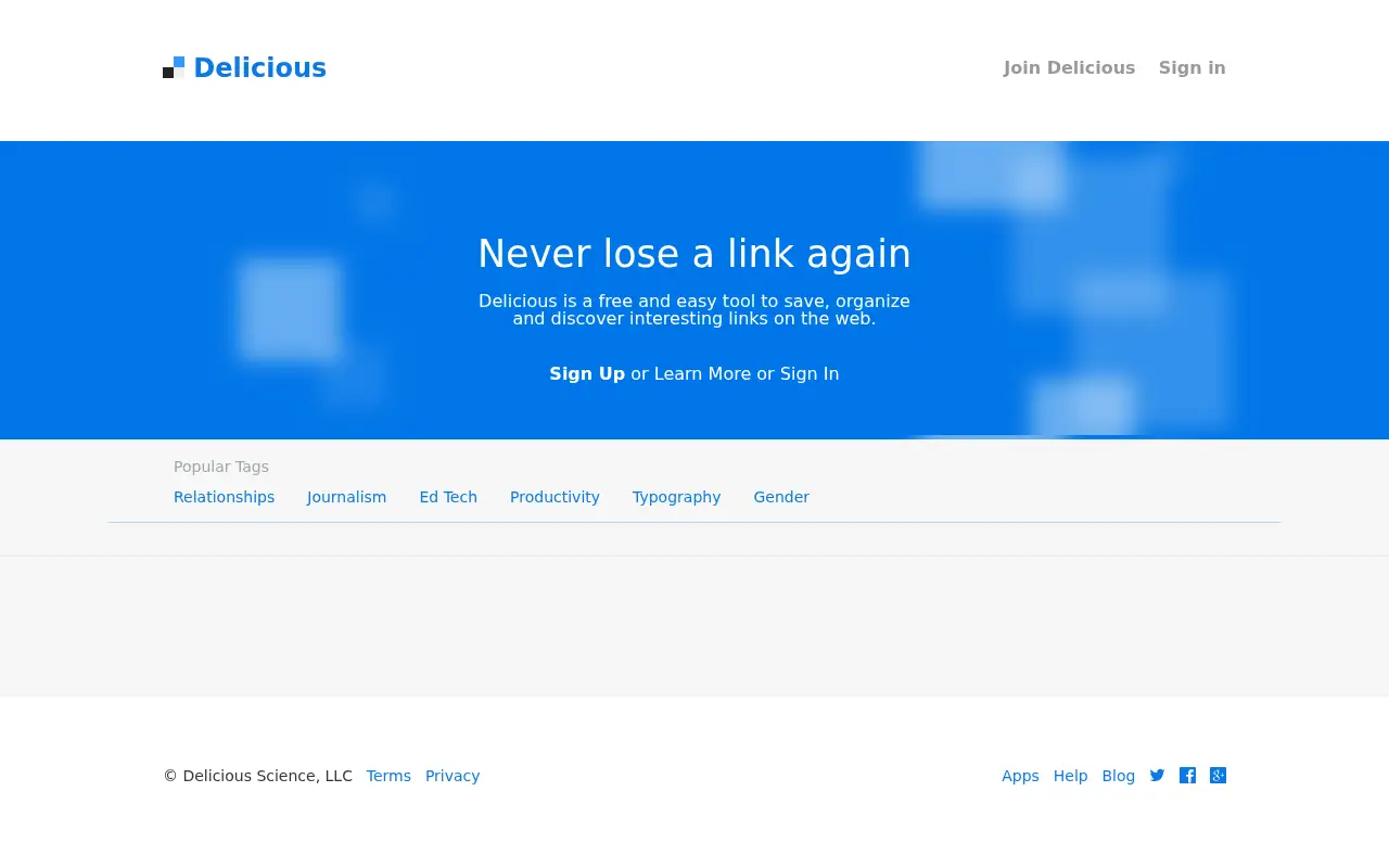 delicious.com on July 1, 2014