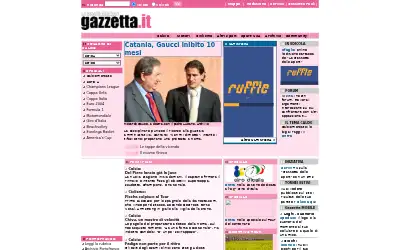 gazzetta.it in 2003