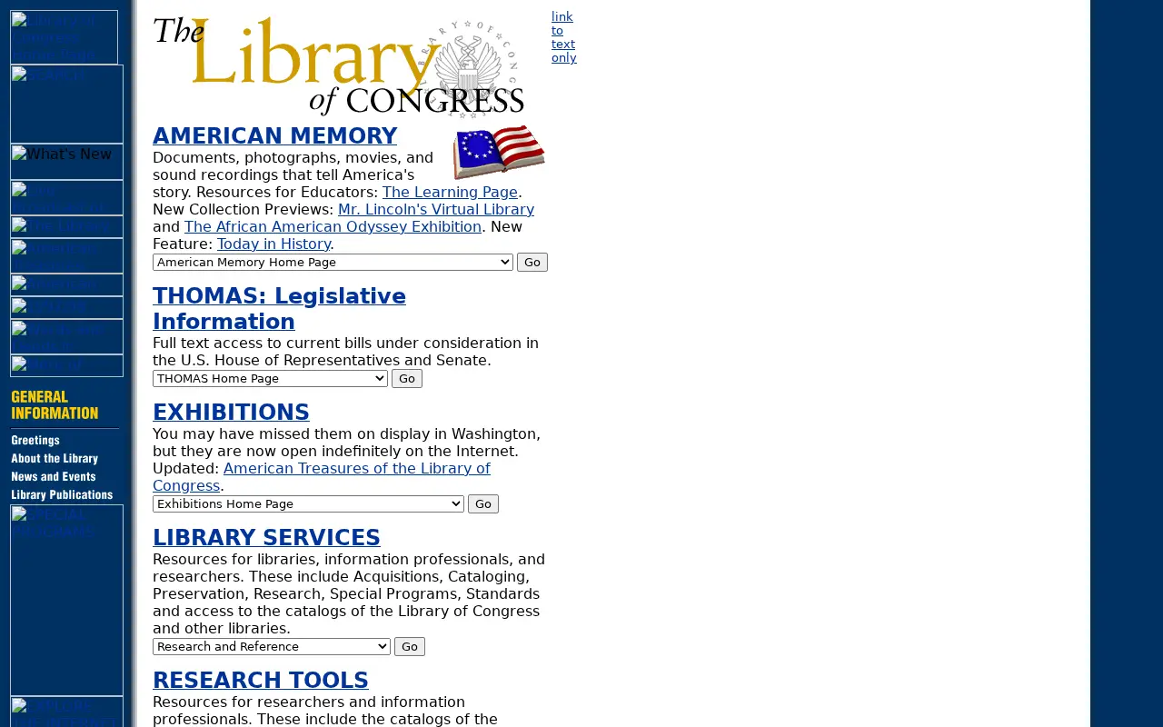 loc.gov in 1998