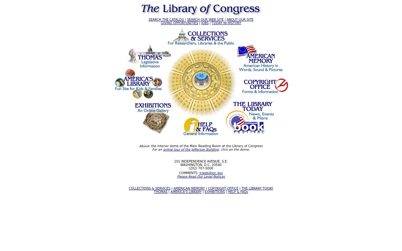 loc.gov in 2001