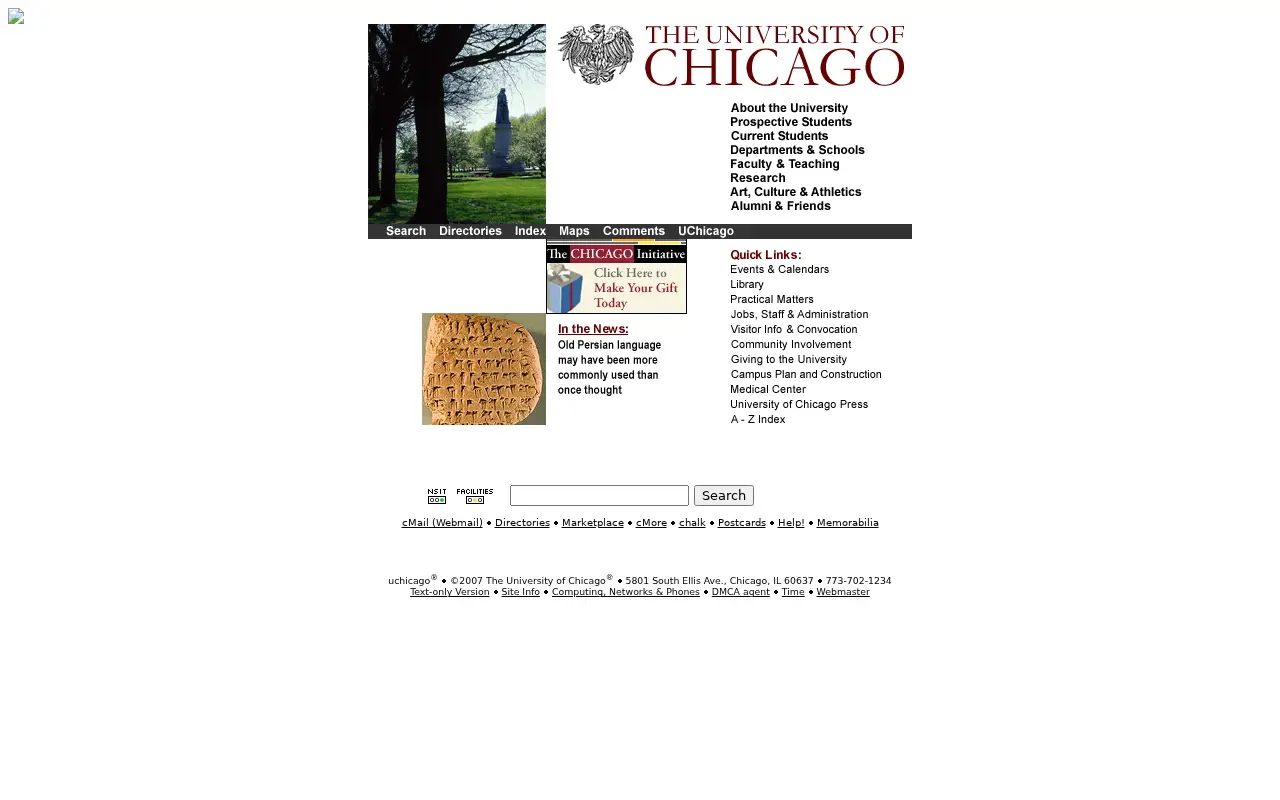 uchicago.edu in 2007