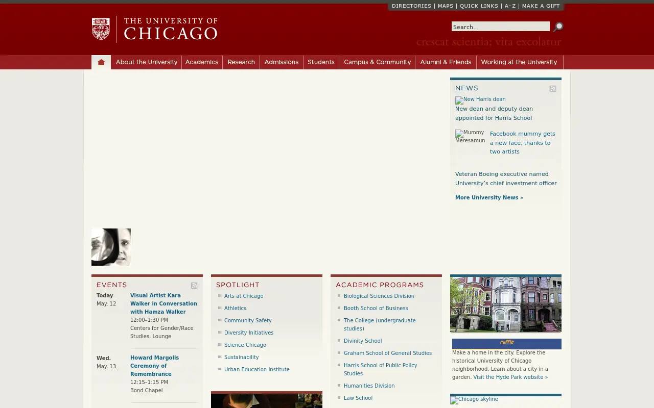 uchicago.edu in 2009