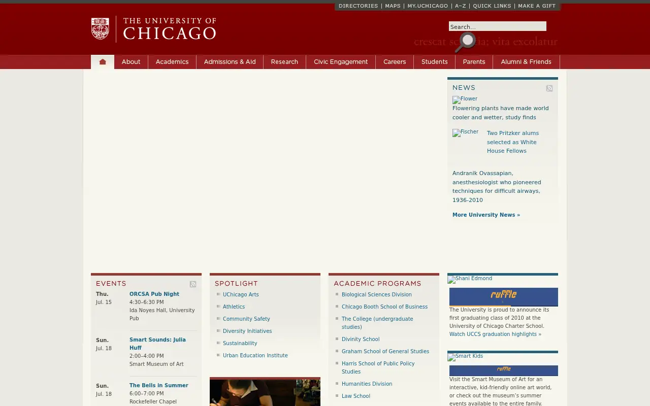 uchicago.edu in 2010