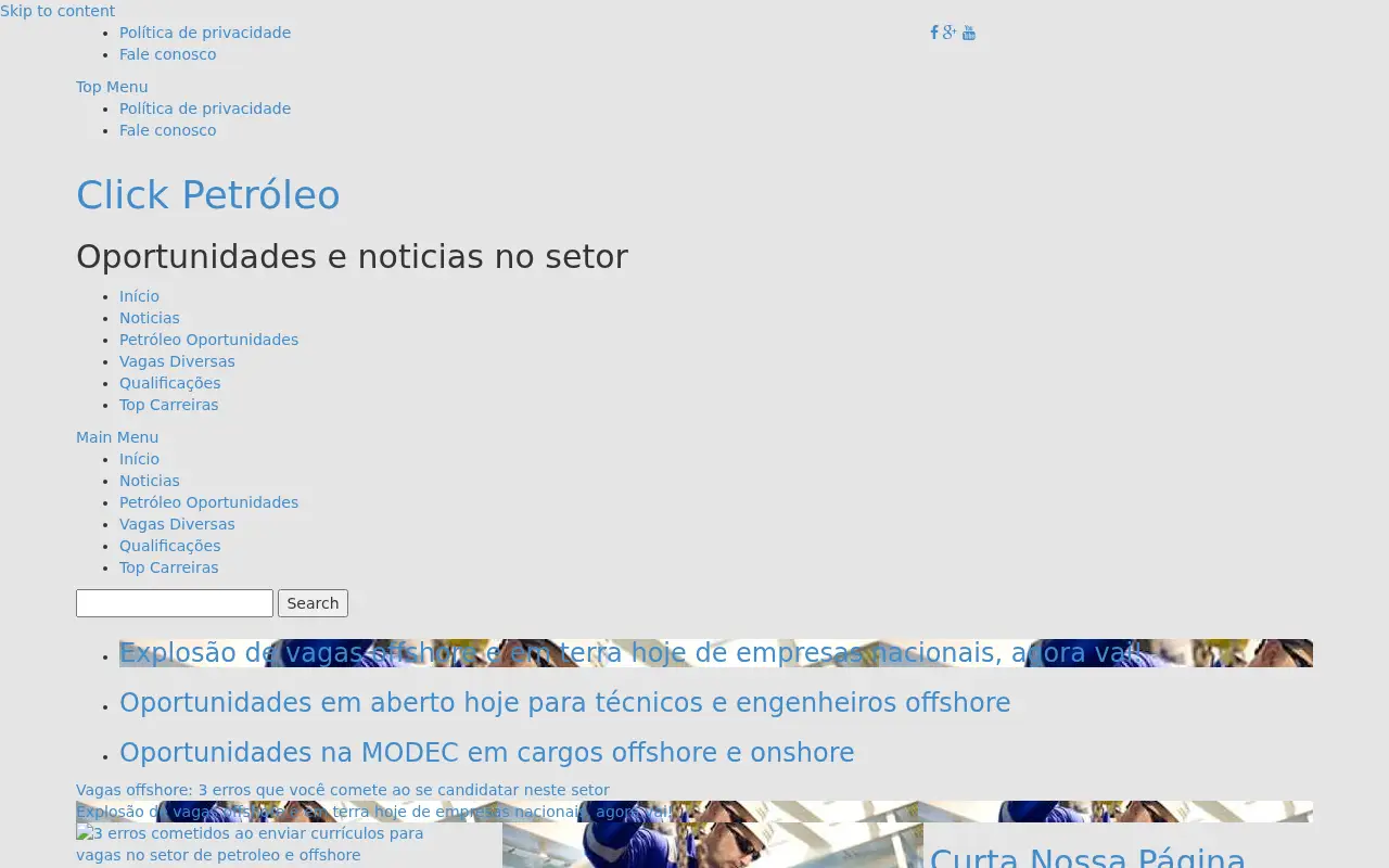 clickpetroleoegas.com.br in 2017