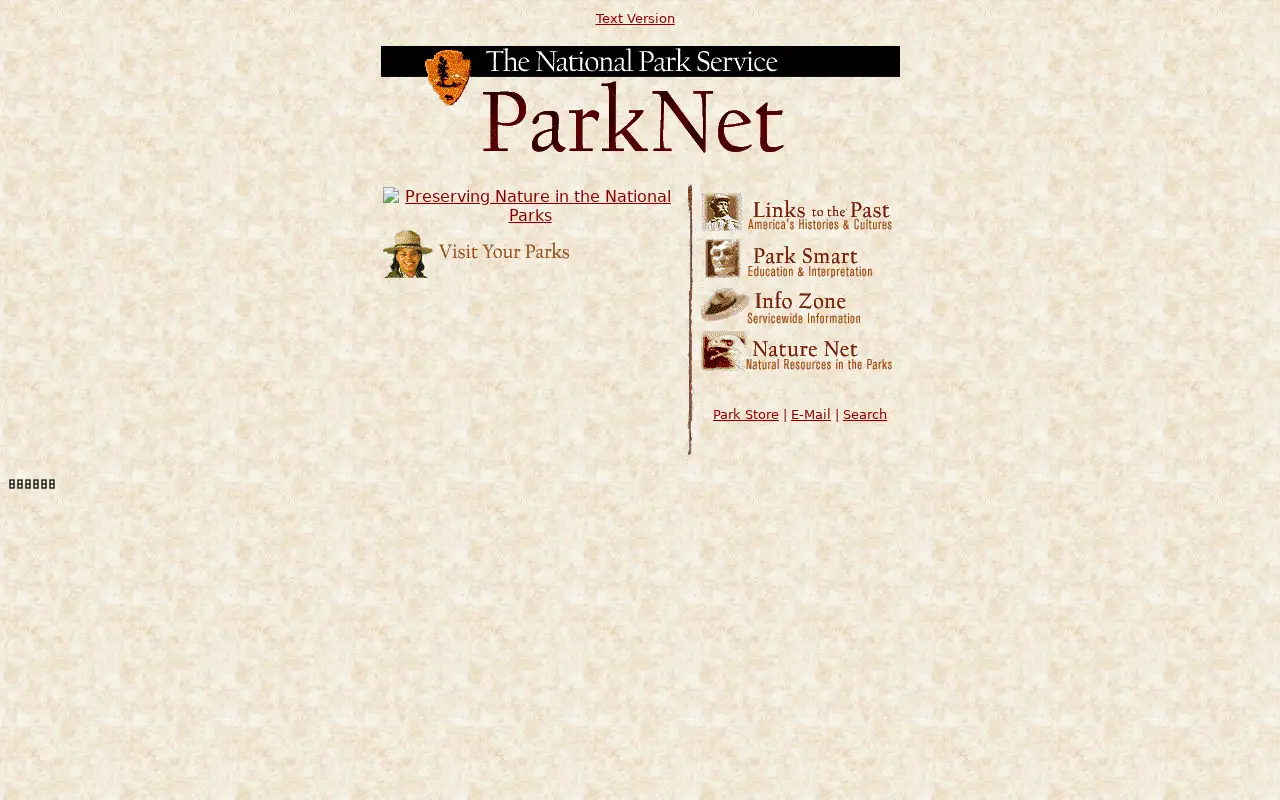 nps.gov in 1998