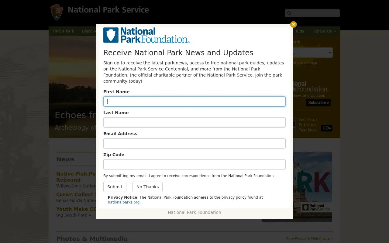nps.gov in 2015