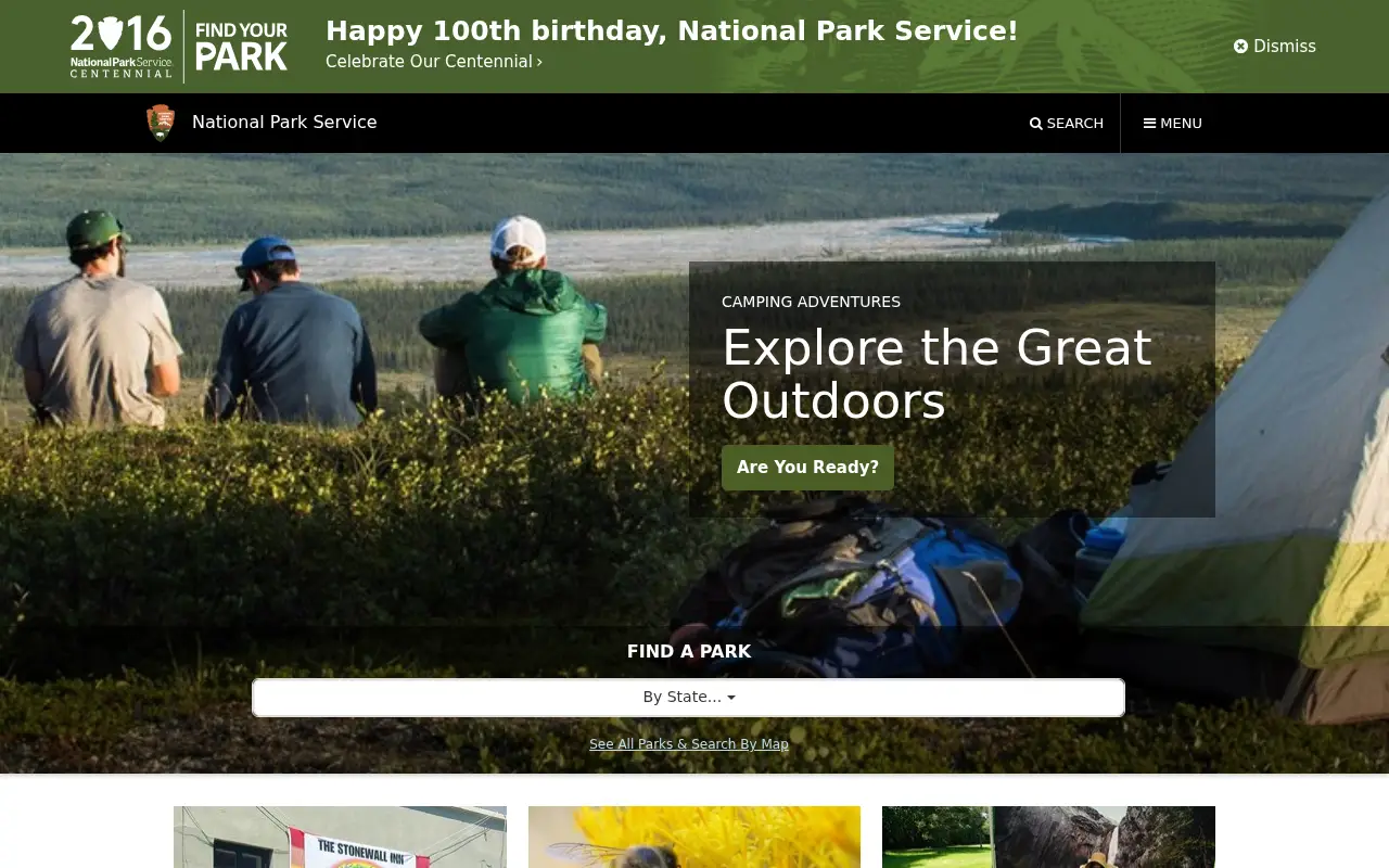 nps.gov in 2016