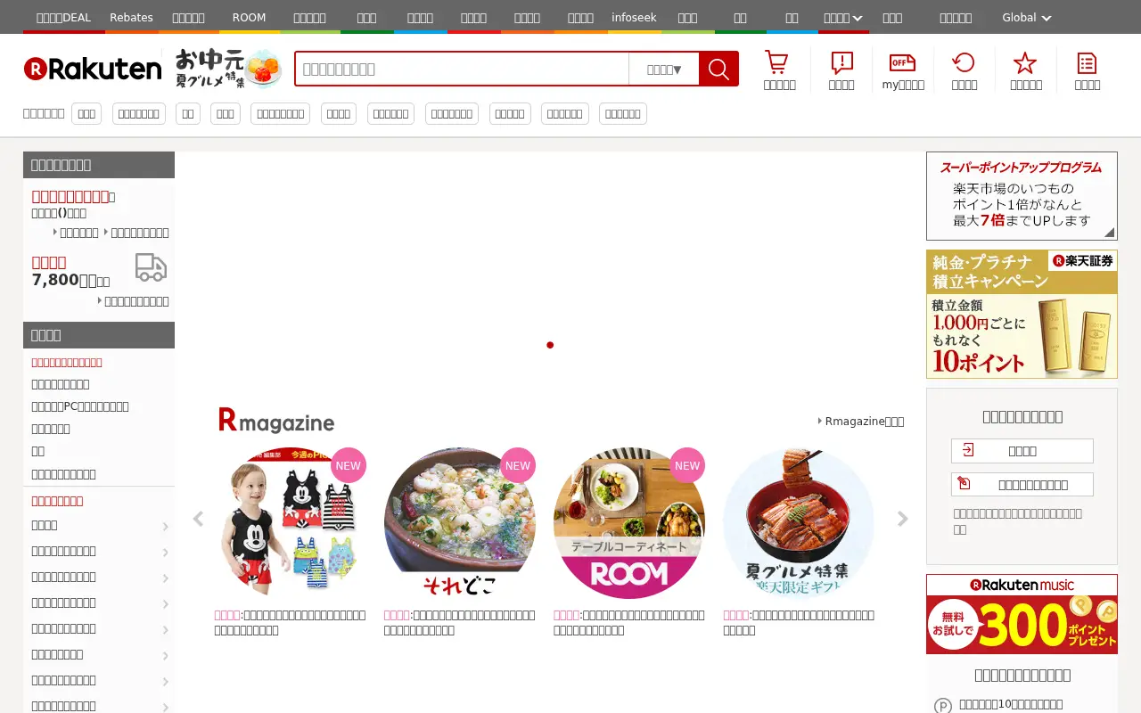 rakuten.co.jp in 2017