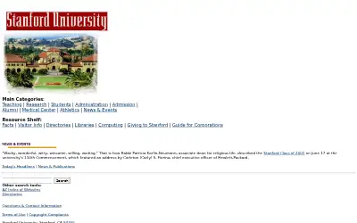 stanford.edu in 2001