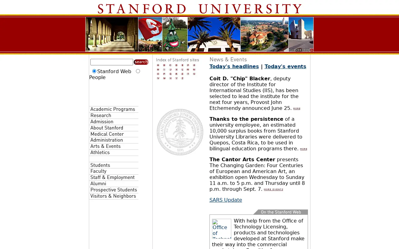 stanford.edu in 2003