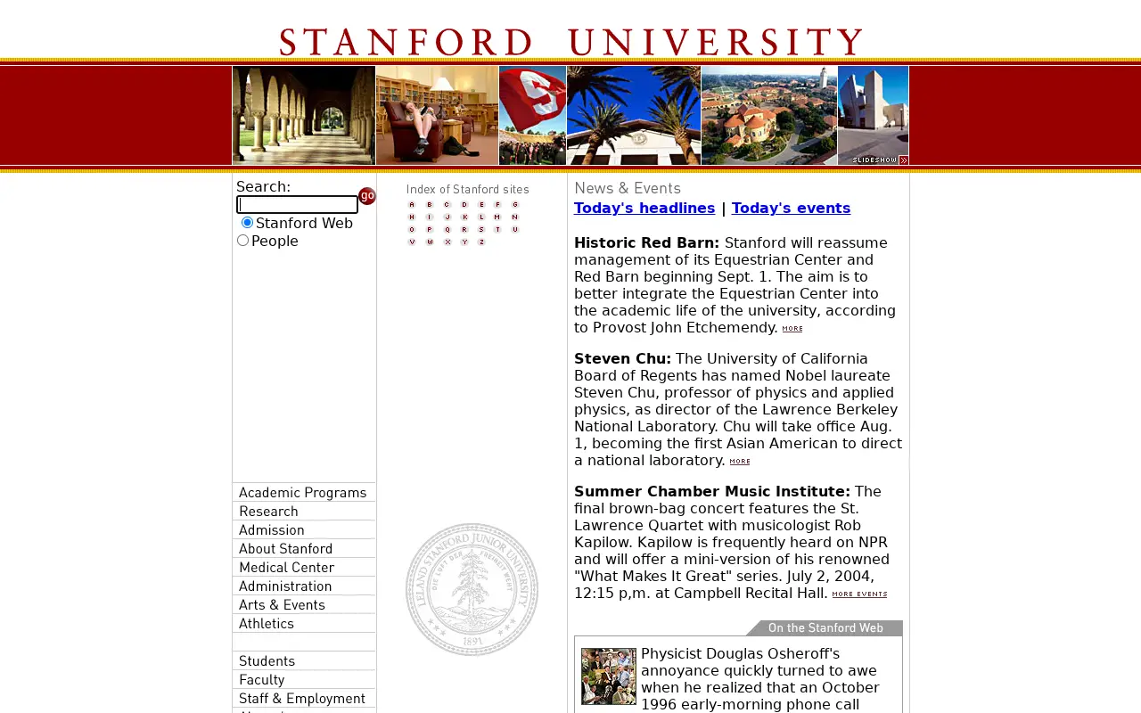 stanford.edu in 2004