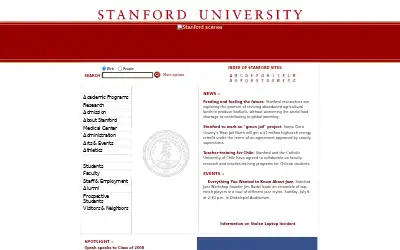 stanford.edu in 2008