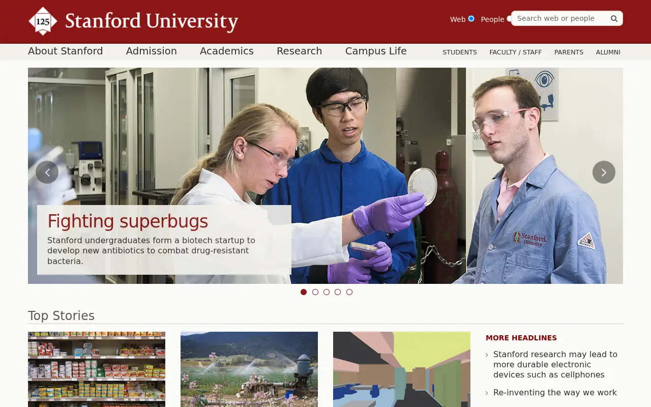 stanford.edu in 2016