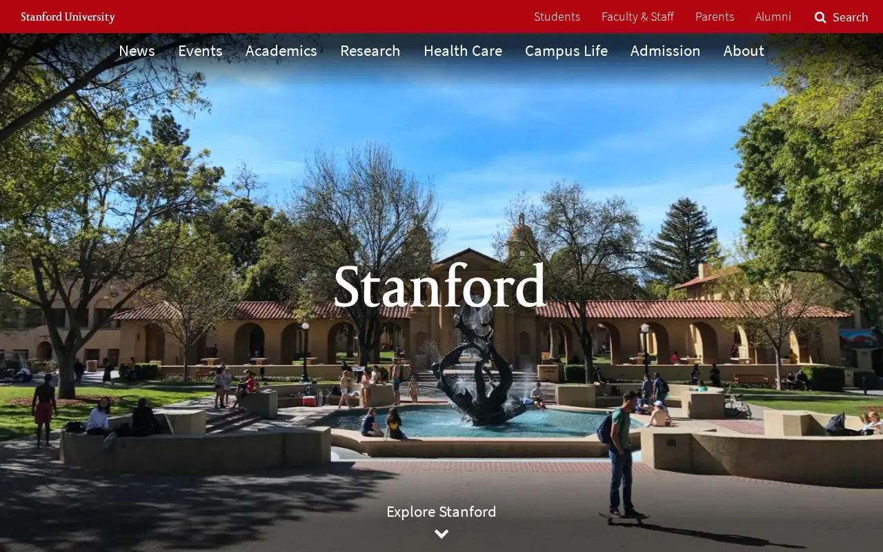 stanford.edu in 2018