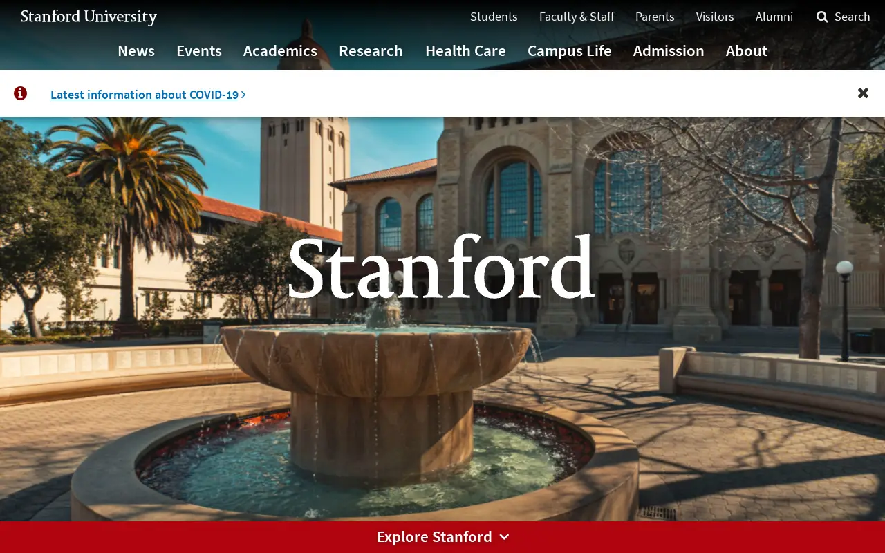 stanford.edu in 2020