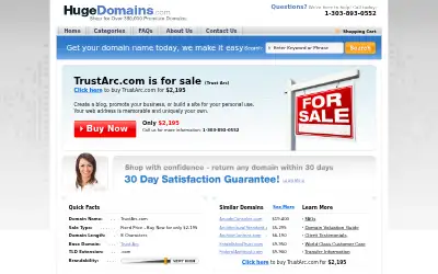 trustarc.com in 2013