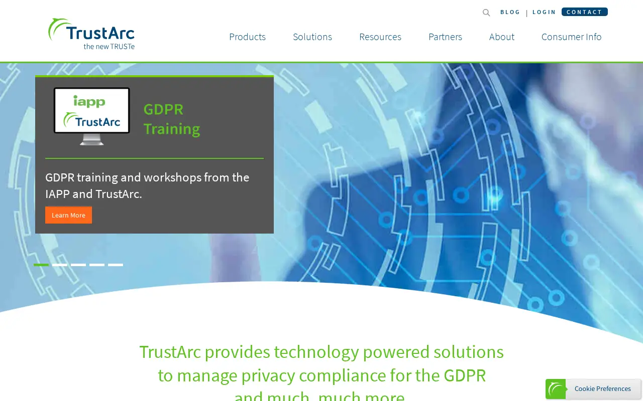 trustarc.com in 2018