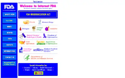 fda.gov in 1999