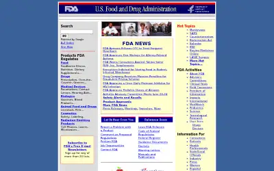 fda.gov in 2003