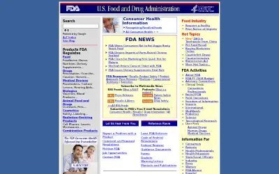 fda.gov in 2007