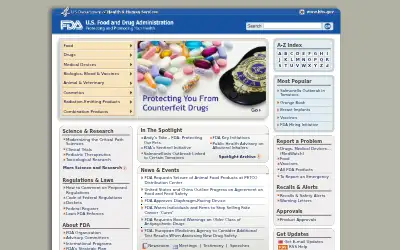 fda.gov in 2008