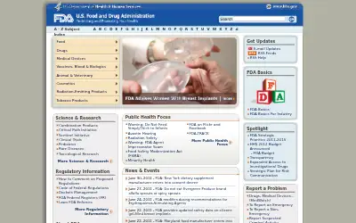 fda.gov in 2011