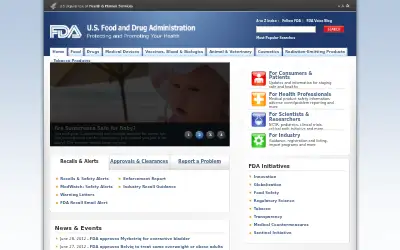 fda.gov in 2012