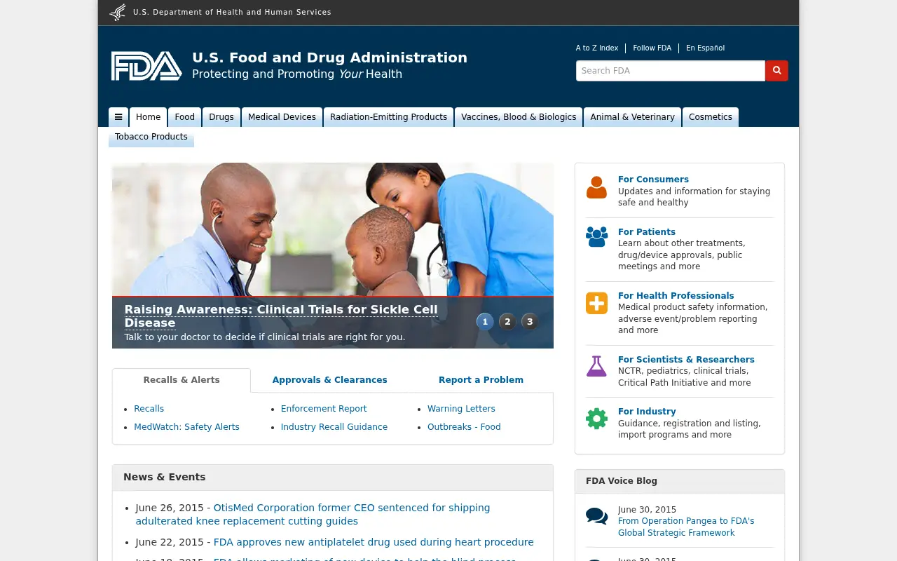 fda.gov on June 30, 2015