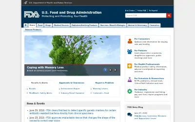 fda.gov in 2016