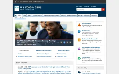 fda.gov in 2018