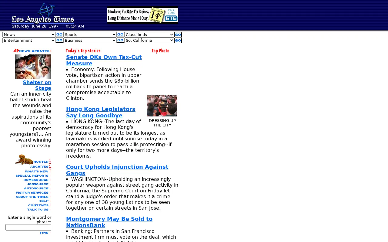 latimes.com in 1997