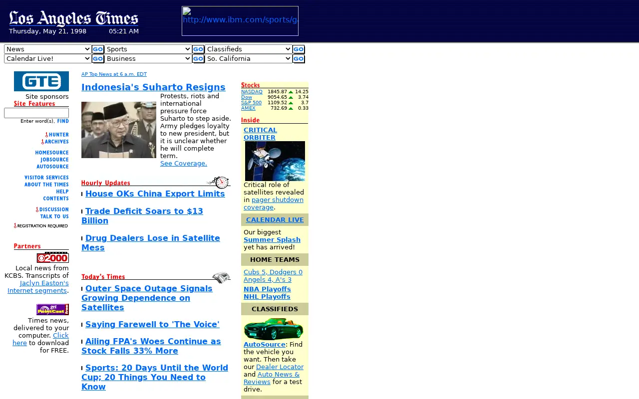 latimes.com in 1998