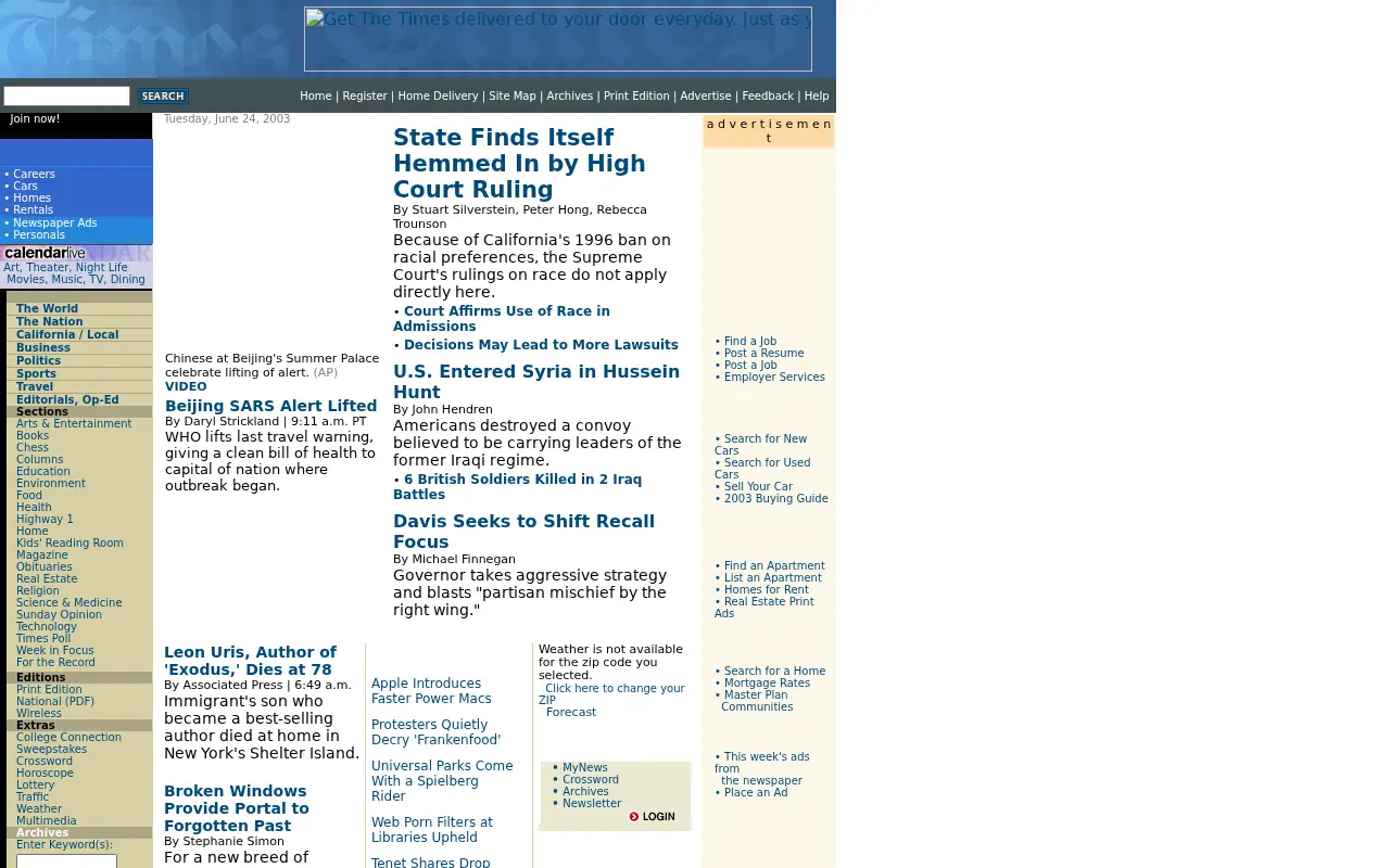 latimes.com in 2003