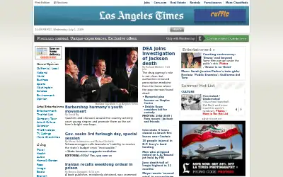 latimes.com in 2009