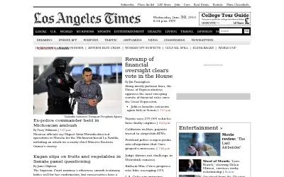 latimes.com in 2010