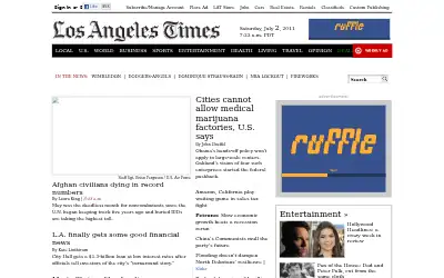 latimes.com in 2011