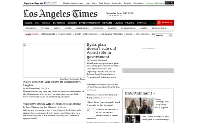 latimes.com in 2012