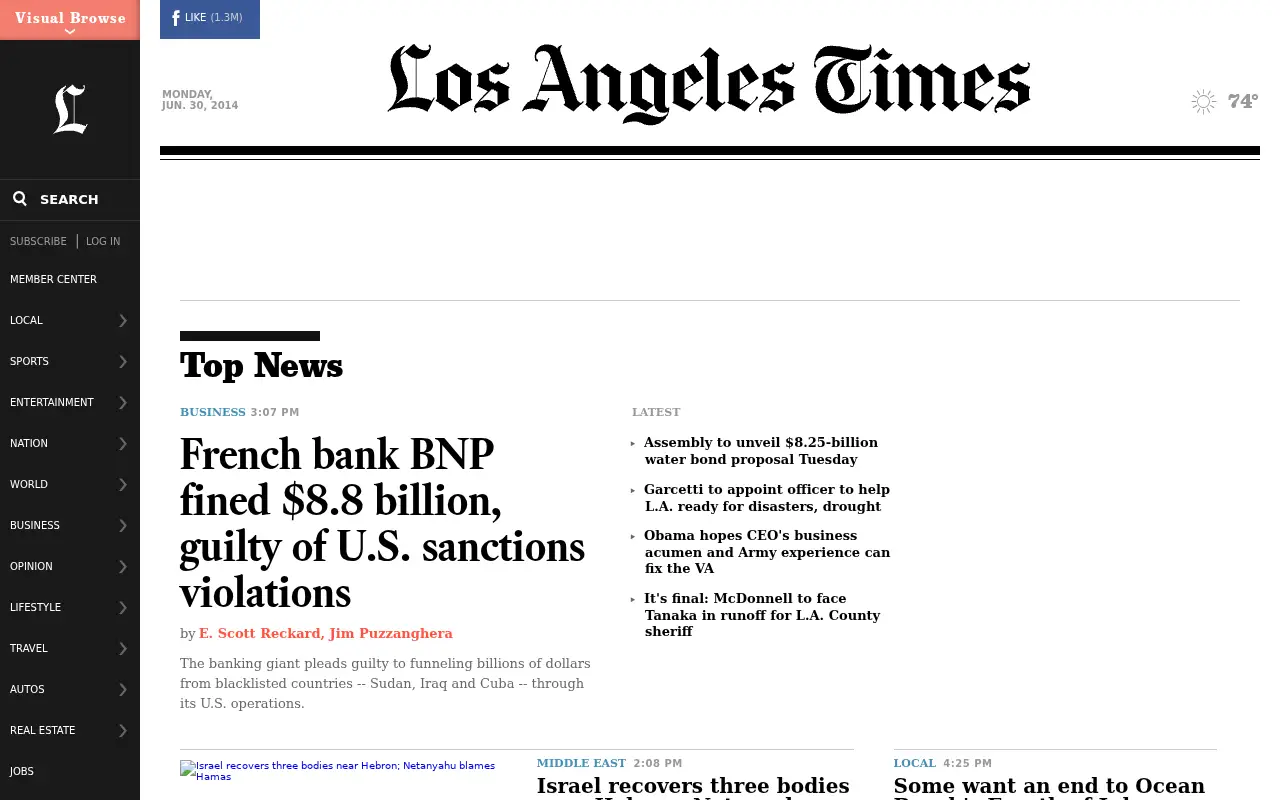 latimes.com in 2014