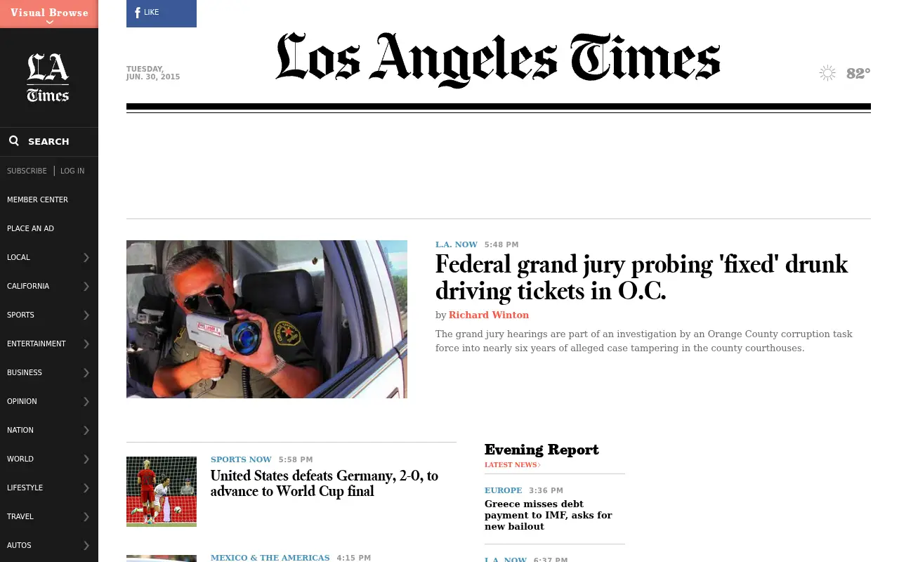 latimes.com in 2015